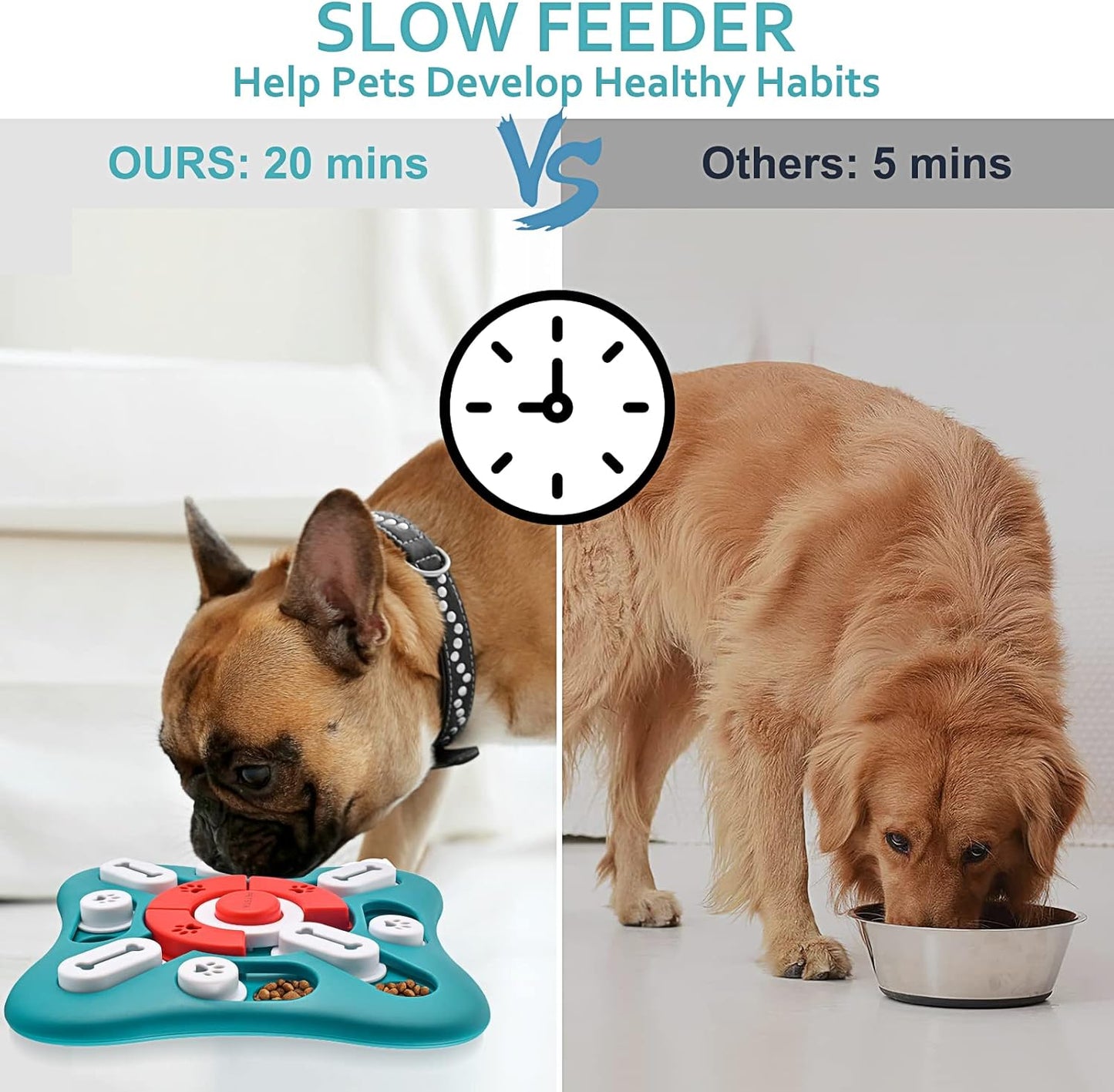 Interactive Dog Puzzle Feeder for Brain Stimulation