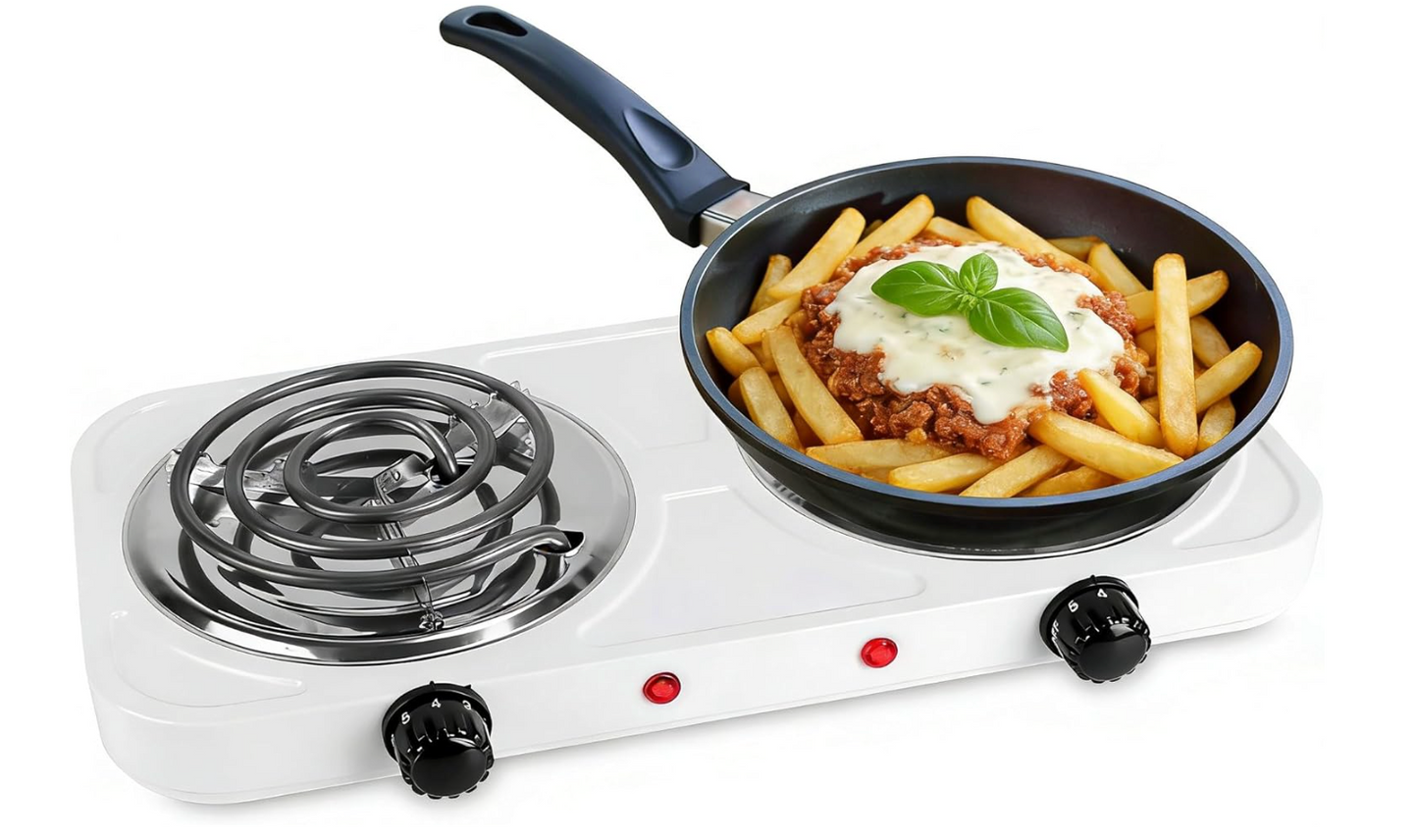 Portable Electric Double Burner